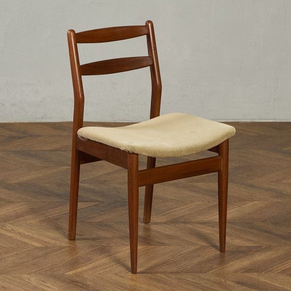 英国 ヴィンテージ ダイニングチェア ラダーバック 椅子 イギリス 木製 北欧 スタイル 95655