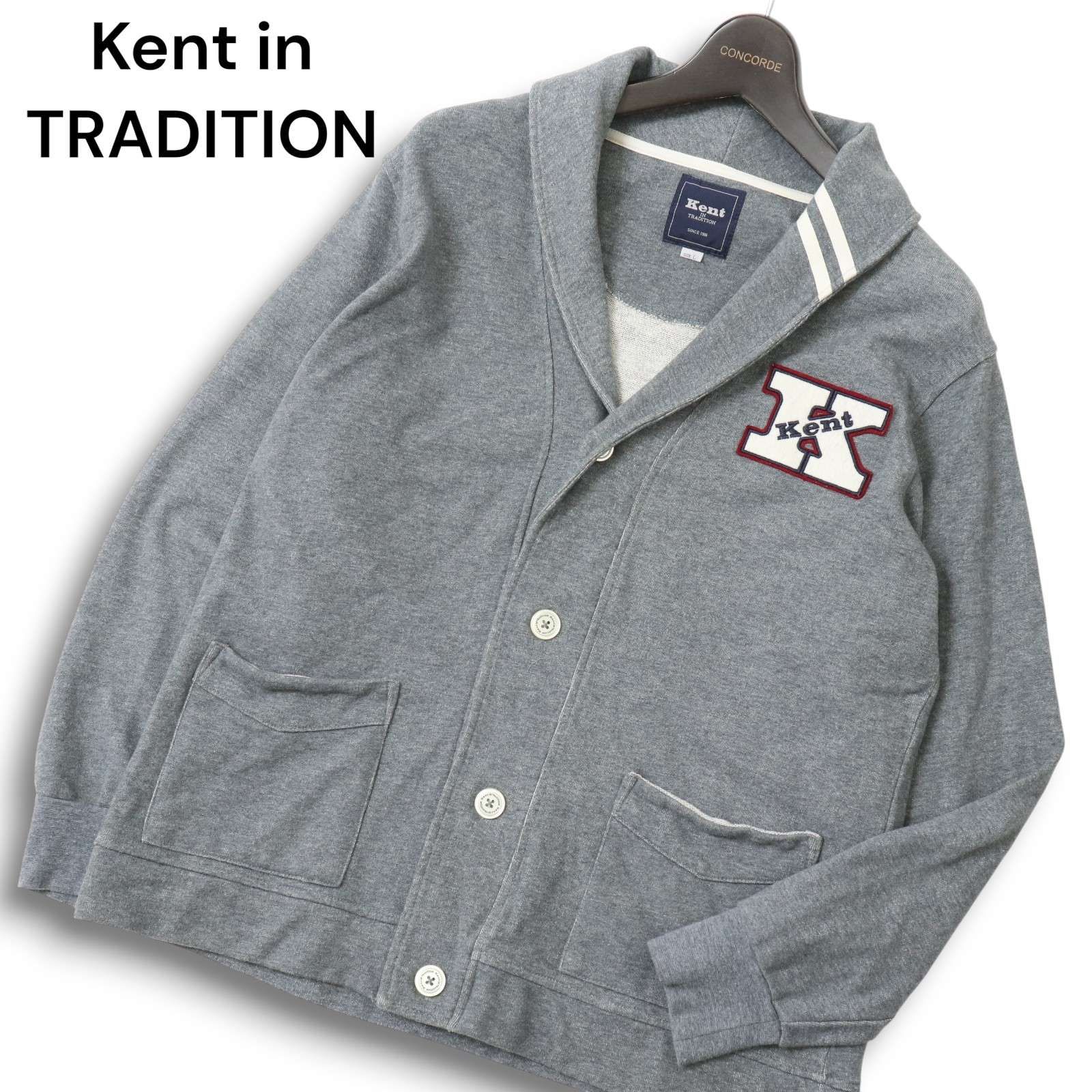 Kent in TRADITION ケント 通年 ロゴワッペン☆ スウェット ショール 