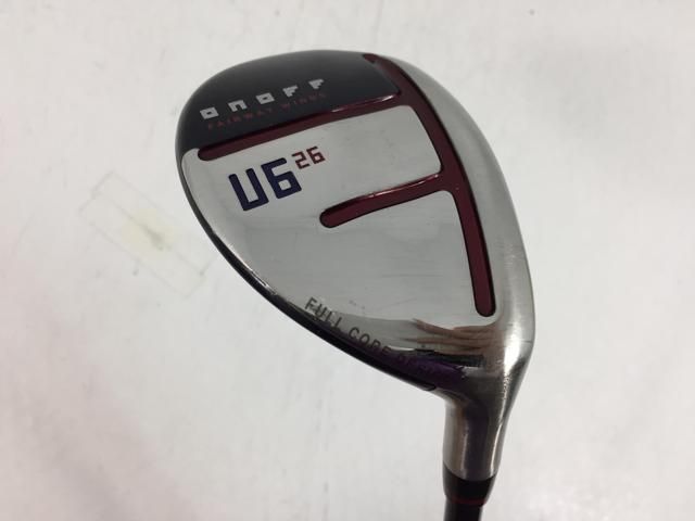 返品OK ゴルフクラブ ダイワ グローブライド ONOFF フェアウェイ ウィングス ユーティリティ 赤 AKA 2020 スムースキックMP-520U U6