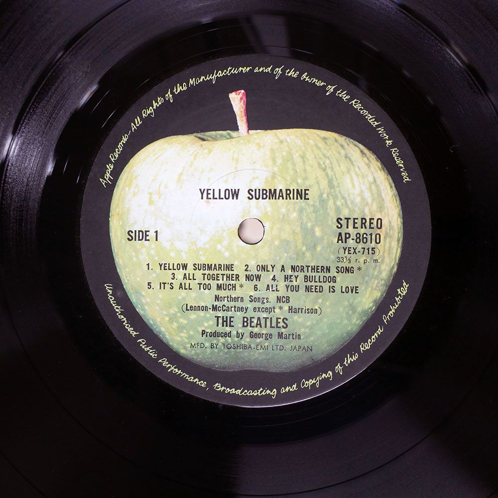帯 国内盤 BEATLES/YELLOW SUBMARINE/APPLE AP8610 LP - メルカリ