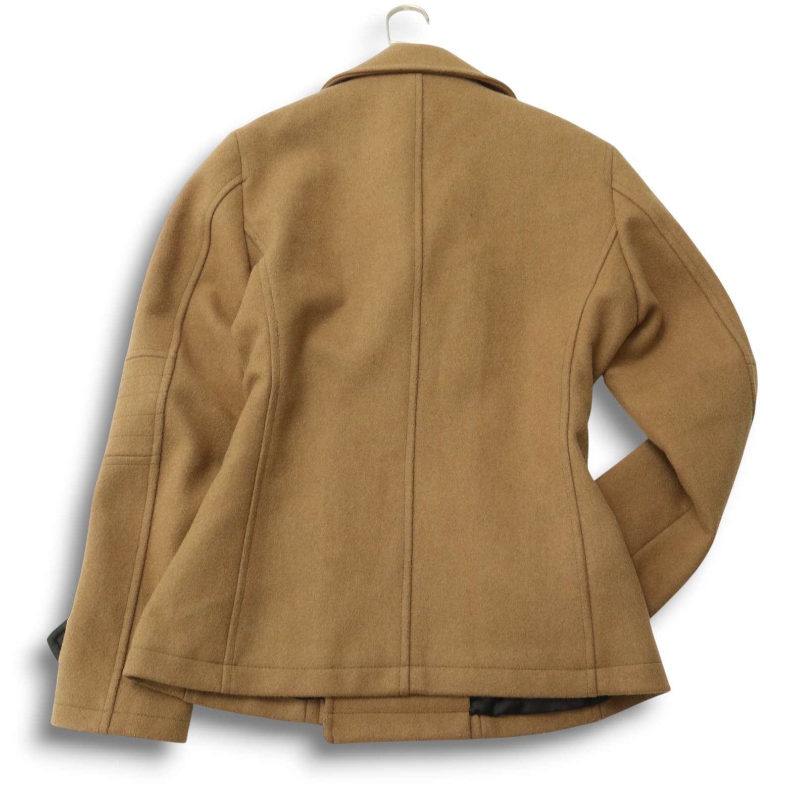 VANQUISH ヴァンキッシュ 秋冬 ウール☆ スリム Pコート Sz.M メンズ