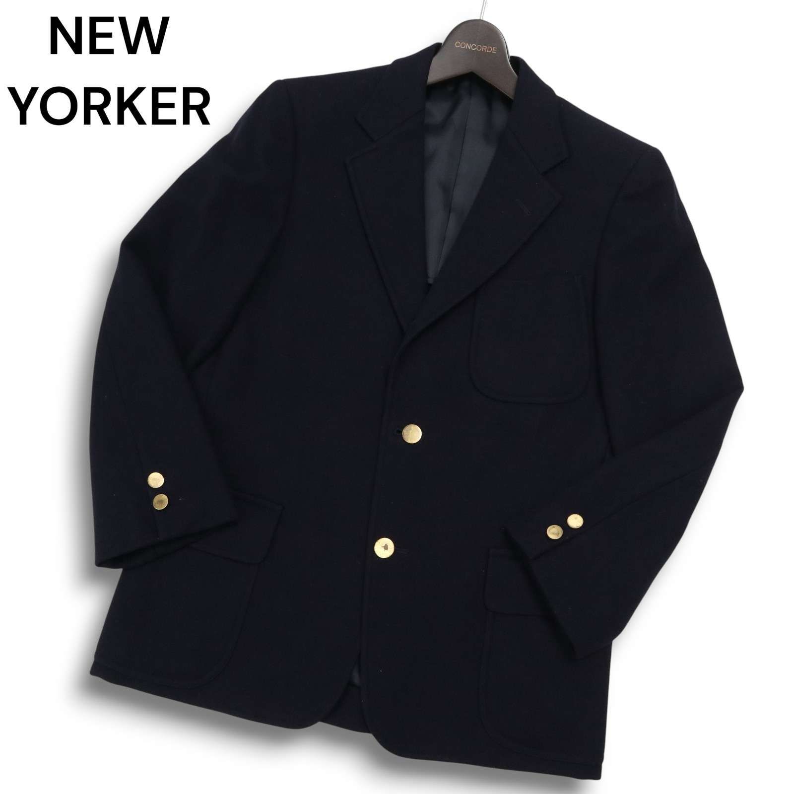 NEW YORKER ニューヨーカー 秋冬 金ボタン ウール☆ テーラード