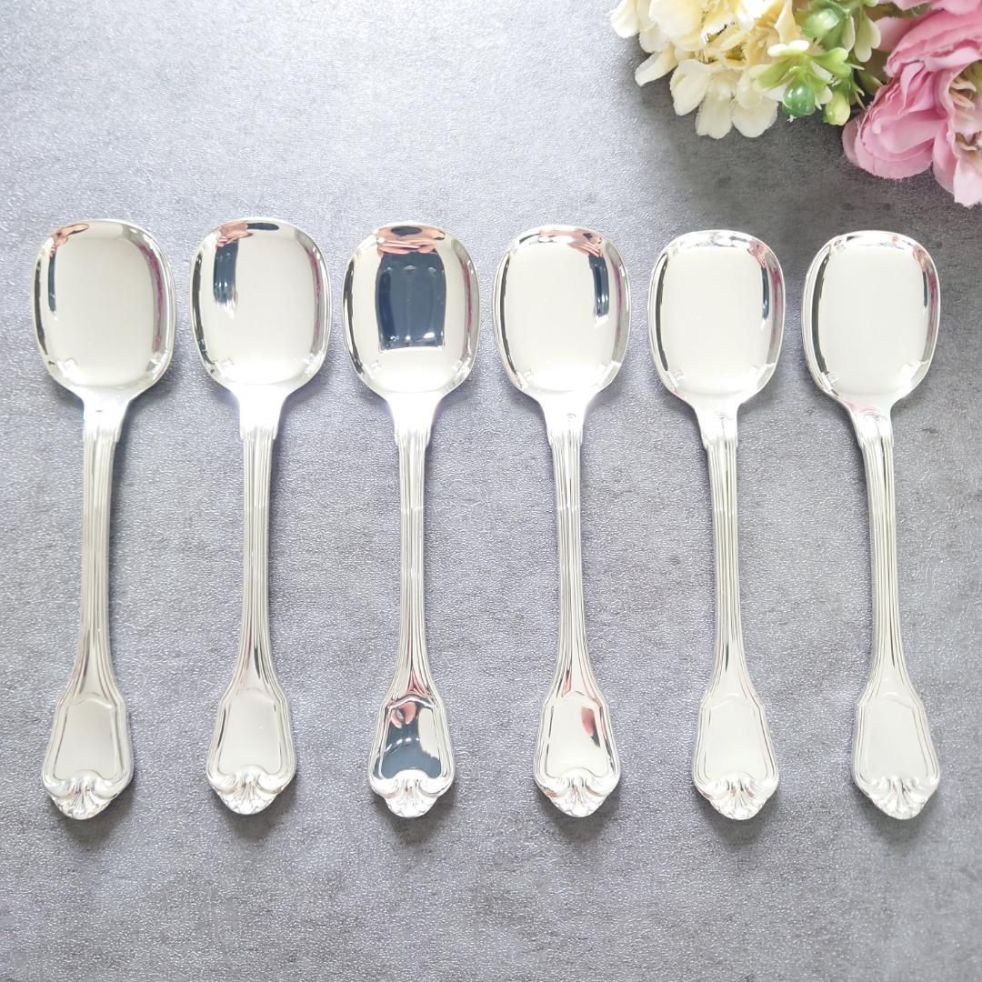 クリストフル ポートロイヤル アイスクリームスプーン 6点