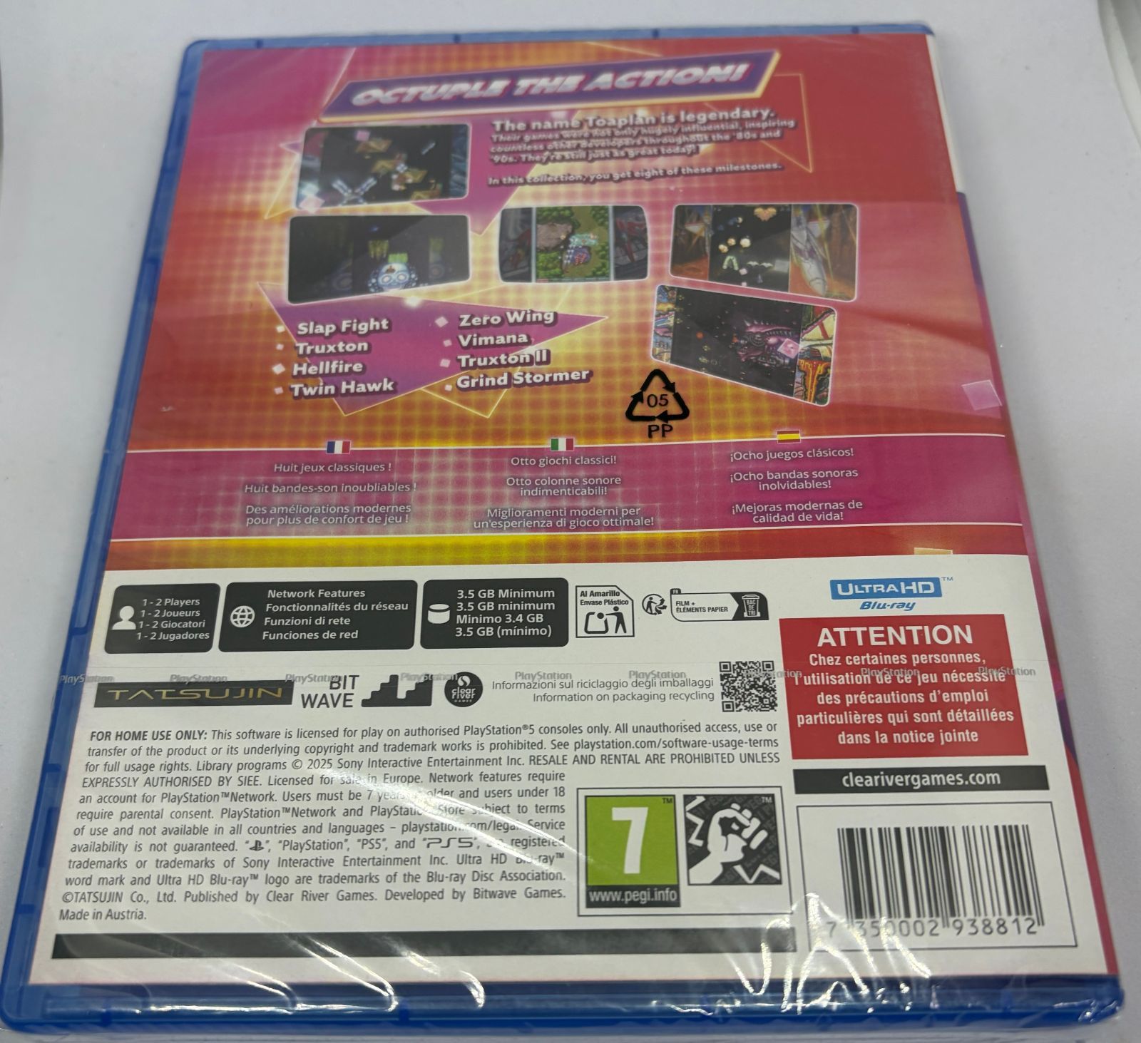 海外版 欧州版 Toaplan Arcade Collection Vol 2 PS 5 日付時間指定不可