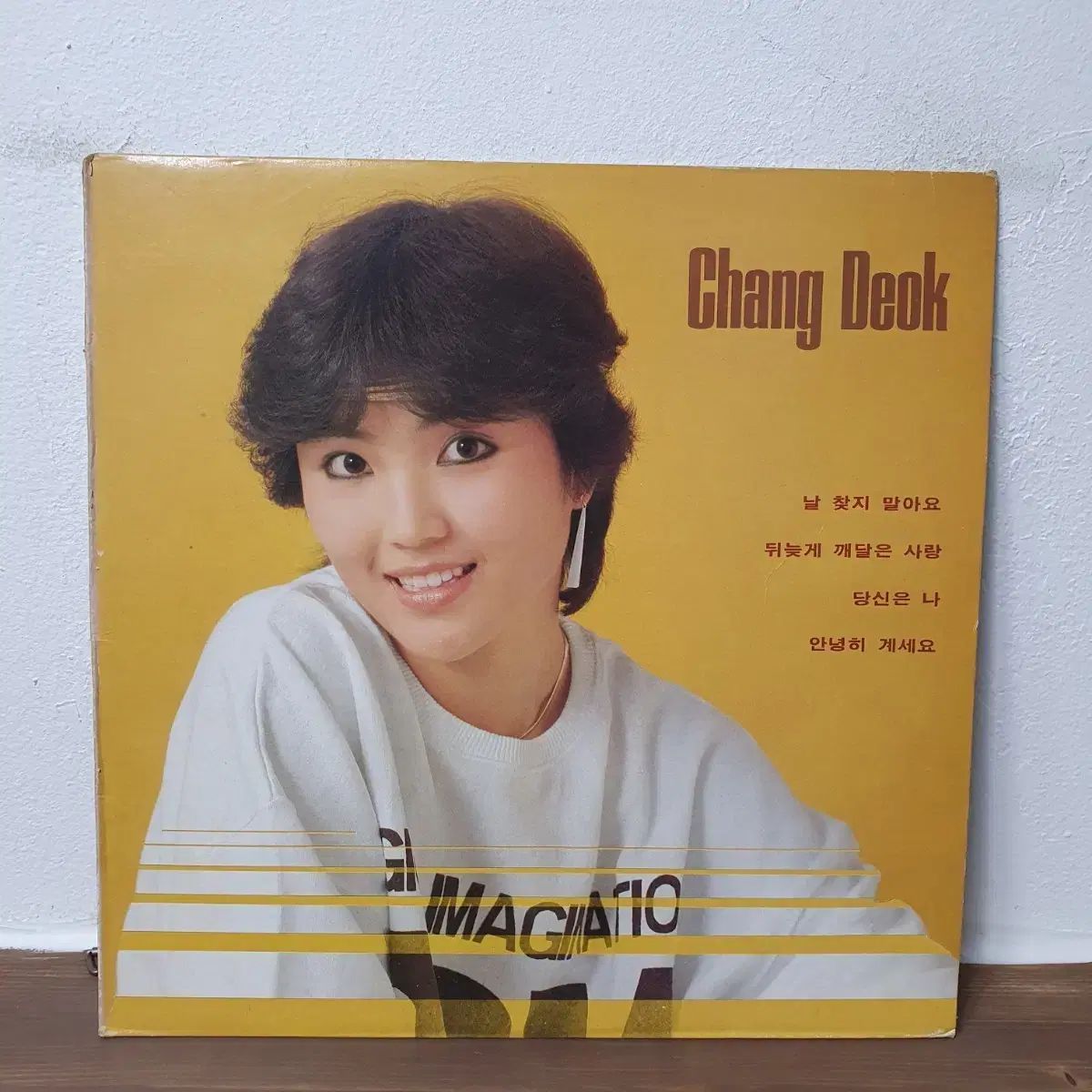 チャンドク 1 家 LP 1983 早い 장덕作詞 ソングブック