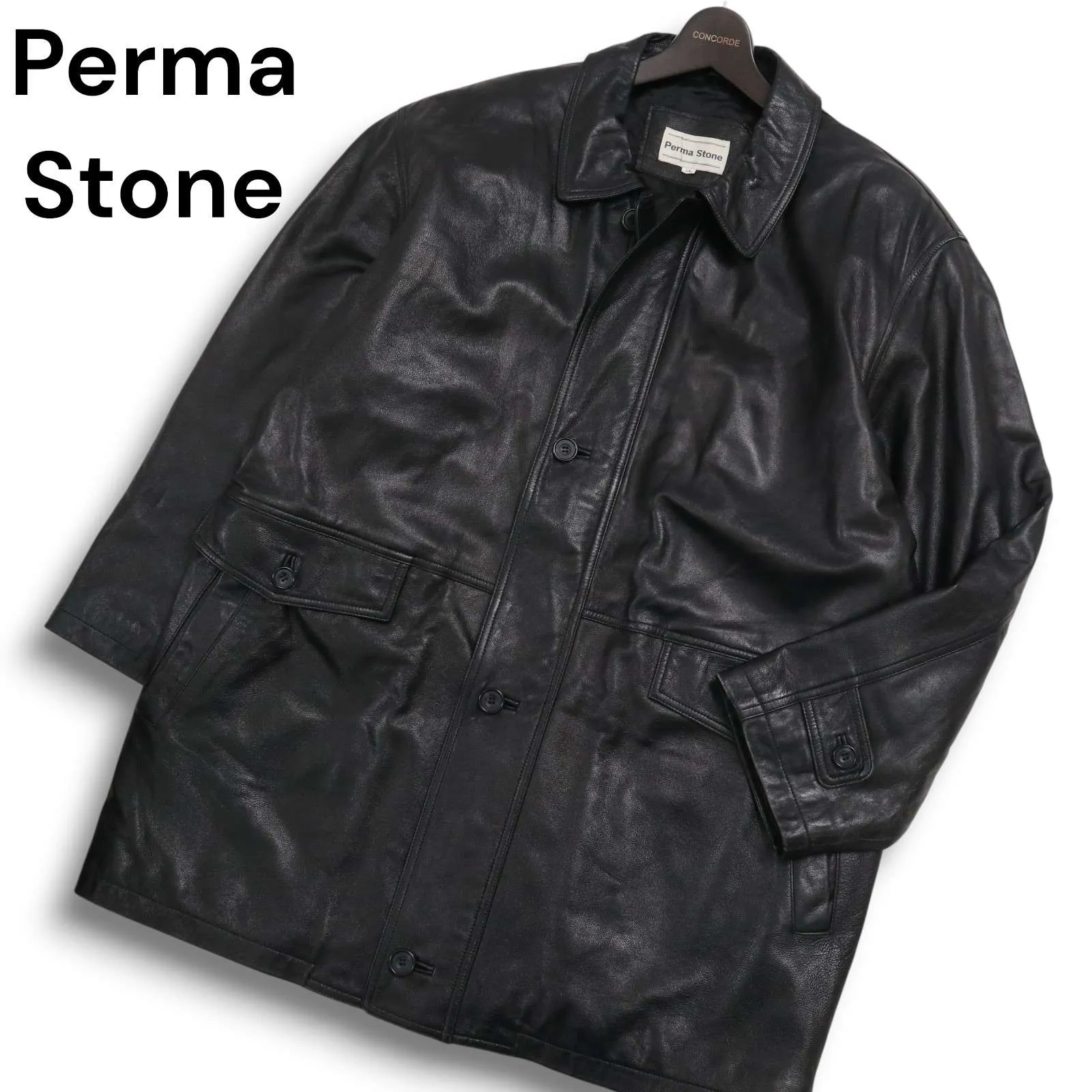 ジャケット・アウター PERMA STONE leather jacket Youth Rifleman Jacket - Stonewash - STS Ranchwear