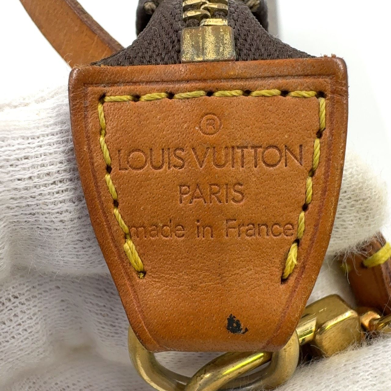 【未使用級】ルイヴィトン＊アクセソワール M51980 モノグラム ゴールド金具 ルイ・ヴィトン M51980 ポシェット アクセソワール アクセサリーポーチ