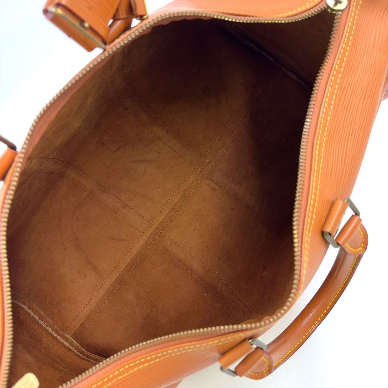 LOUIS VUITTON キーポル45 エピ エピ ジパングゴールド レザー ライト