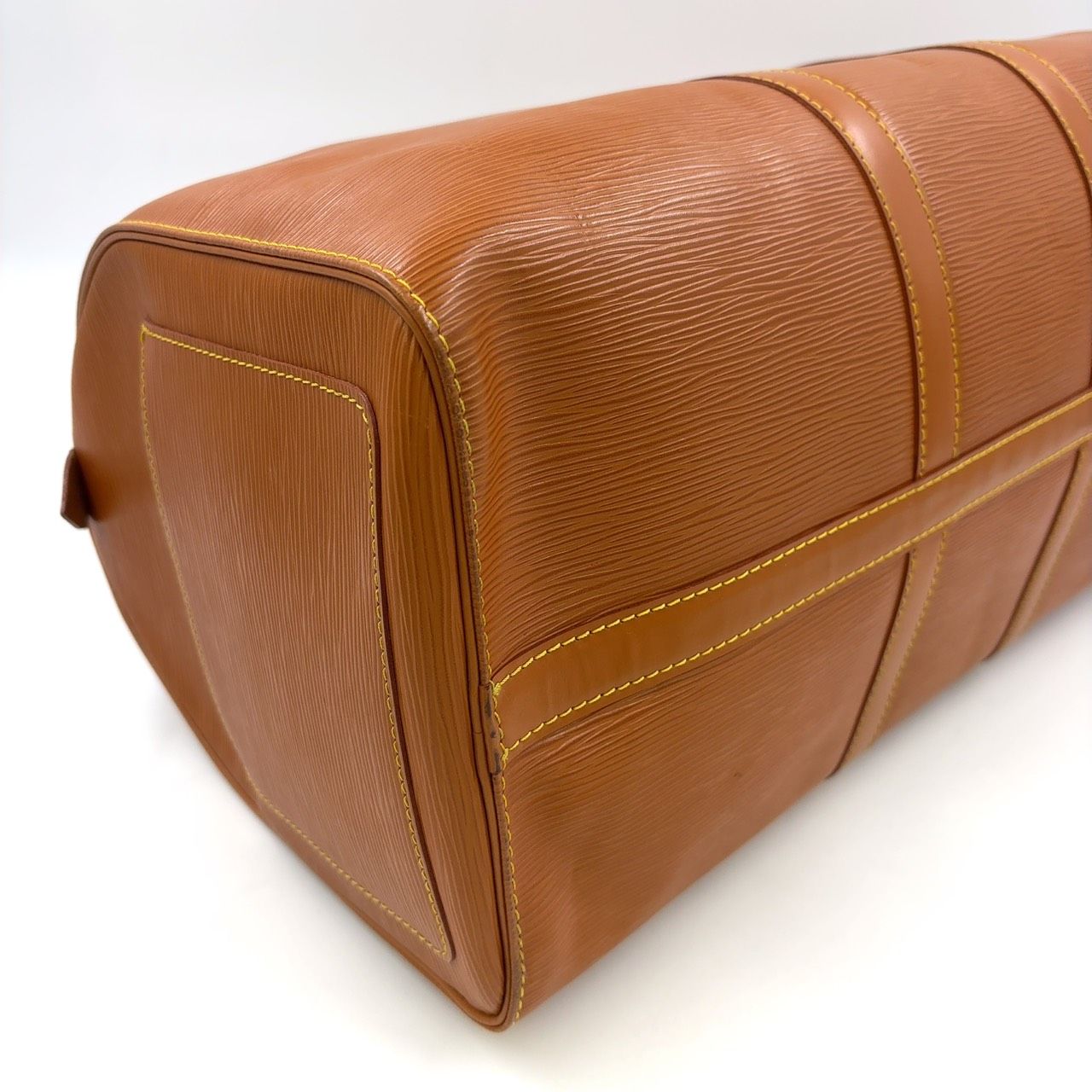 LOUIS VUITTON キーポル45 エピ エピ ジパングゴールド レザー ライト