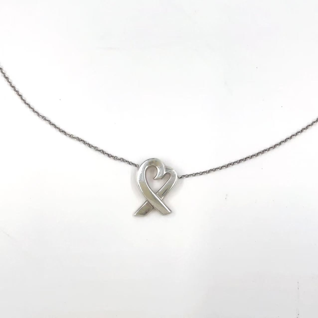 TIFFANY - Co. パロマ ピカソ オープンハート SV925 シルバー ネックレス