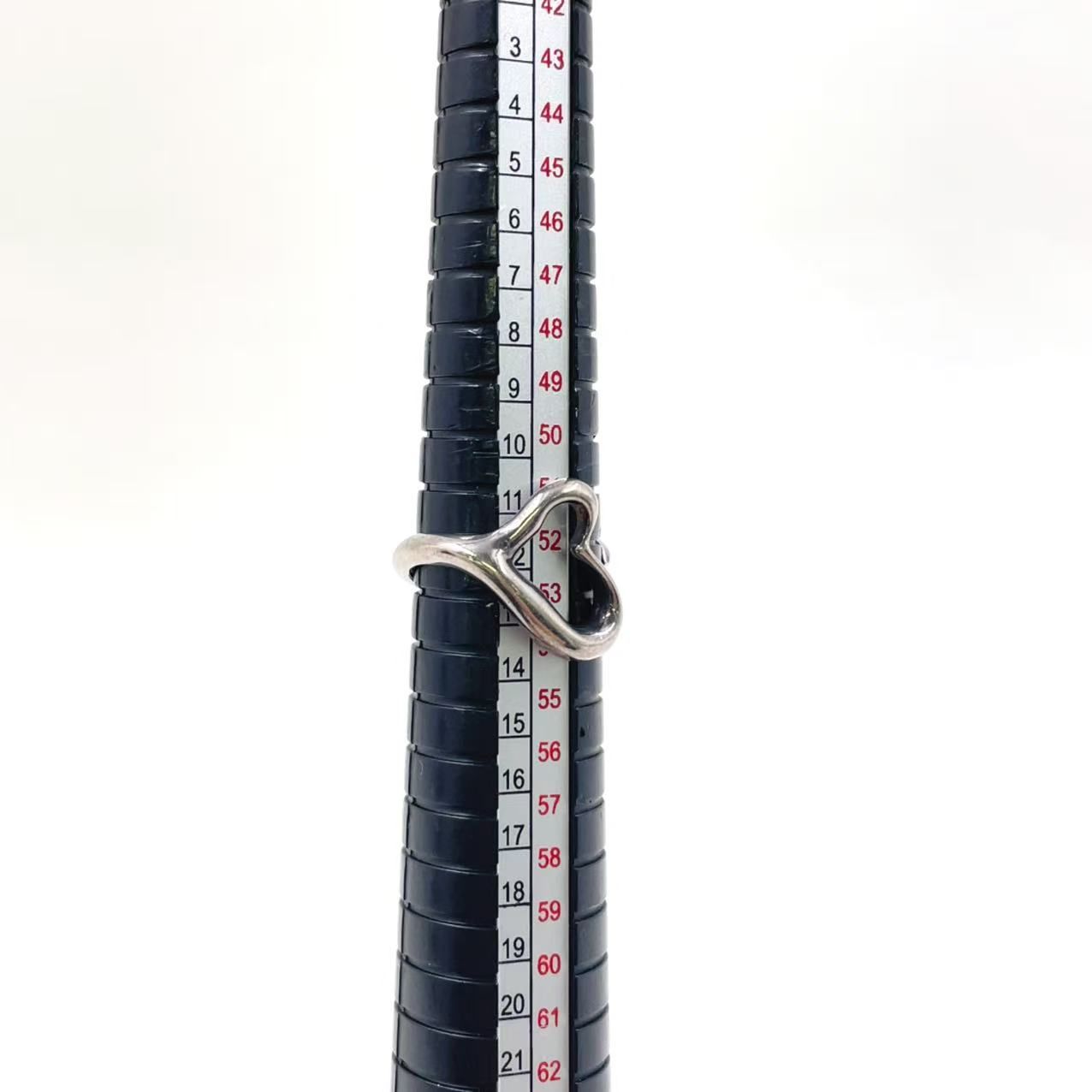 10k CID刻印｜赤ストーン指輪｜ダニアオブニューヨーク｜DNYC｜10号