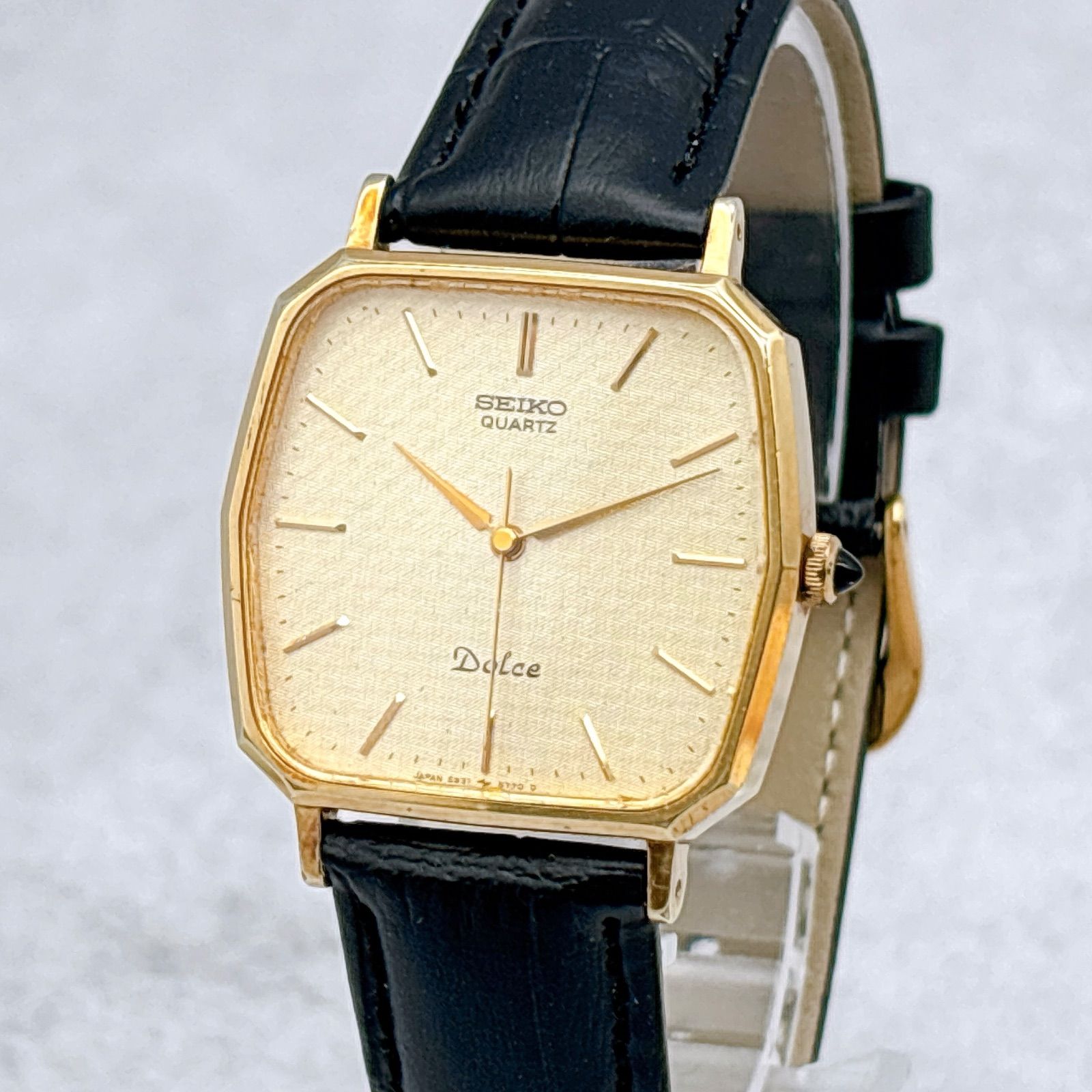 稼働 SEIKO DOLCE セイコー ドルチェ 5931-5560 クォーツ ゴールド