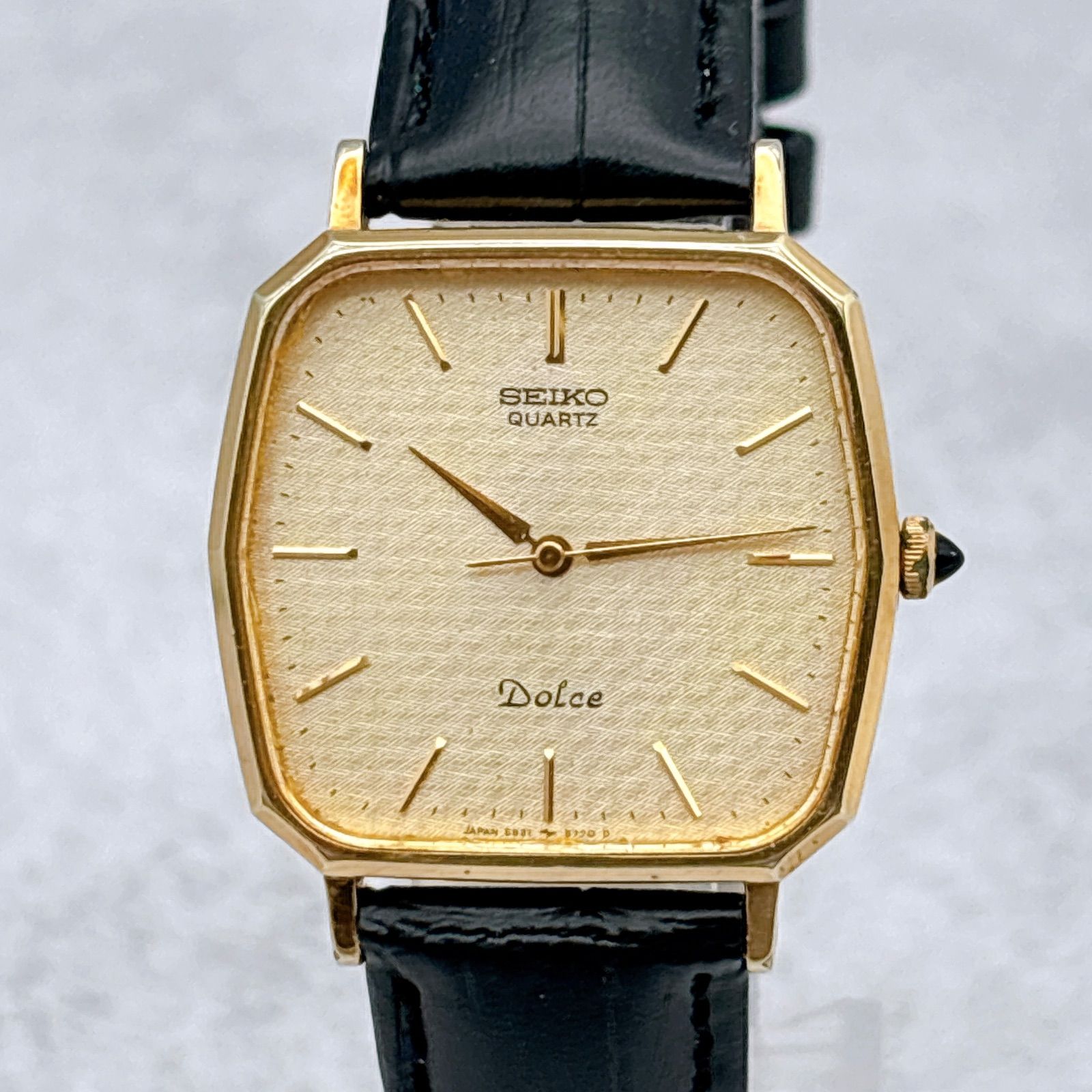 稼働 SEIKO DOLCE セイコー ドルチェ 5931-5560 クォーツ ゴールド