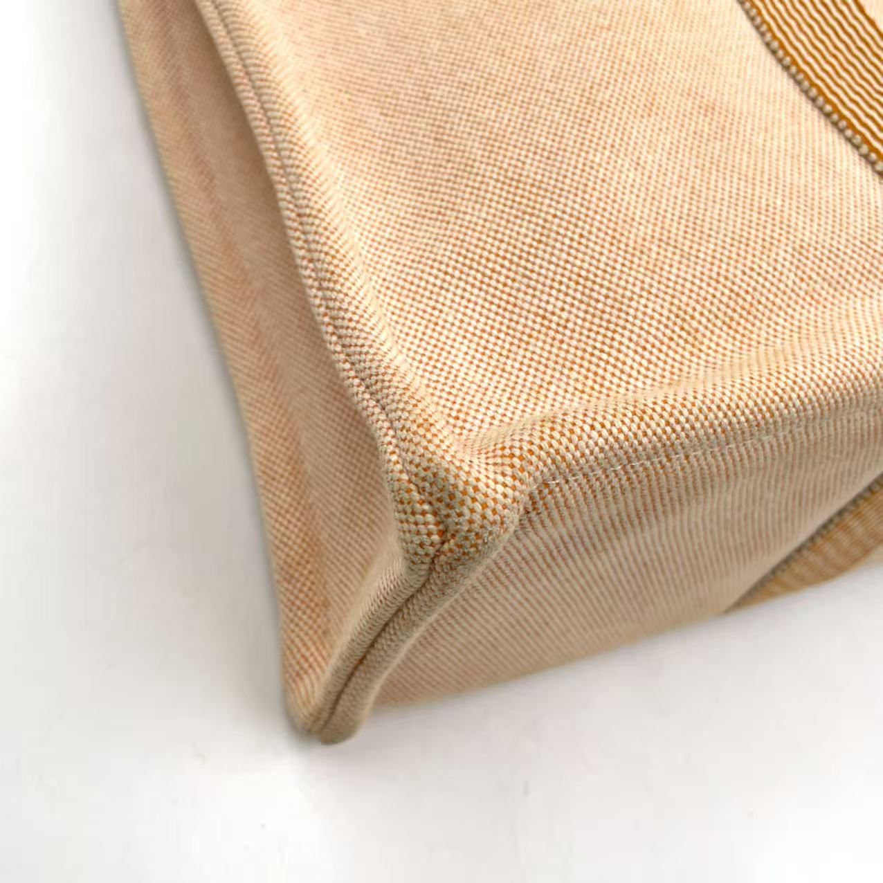 今すぐ検索！ HERMES ニューフールトゥ トートMM キャンバス ベージュ トートバッグ シルバー 豊かな