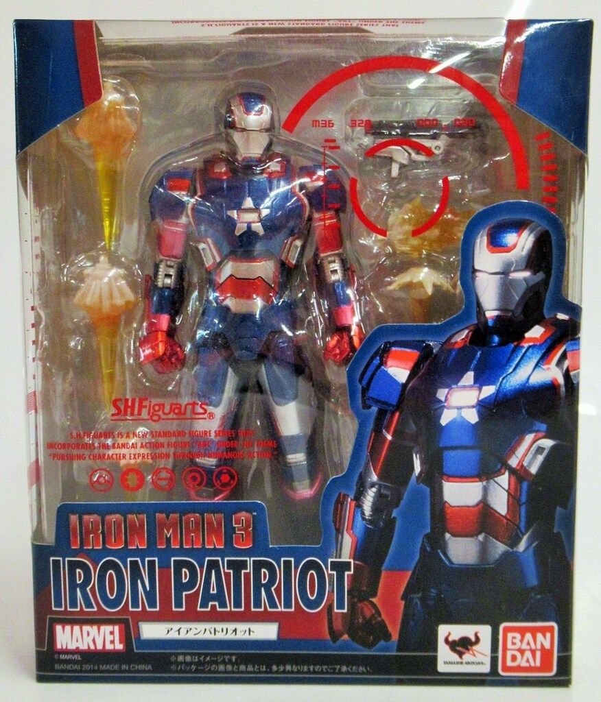 バンダイ S.H.Figuarts IRON MAN3 アイアン・パトリオット - メルカリ