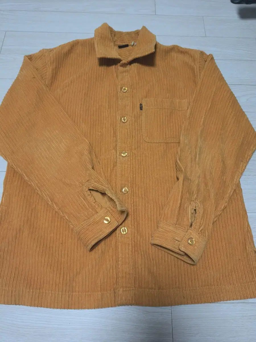 lvc コーデュロイシャツ オレンジ