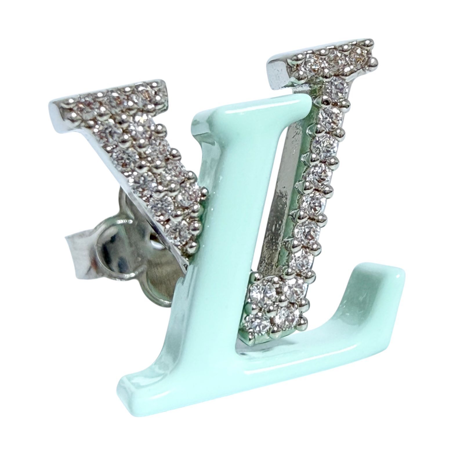 ルイヴィトン メンズ レディース ピアス 片耳 1個のみ LV アイコニック