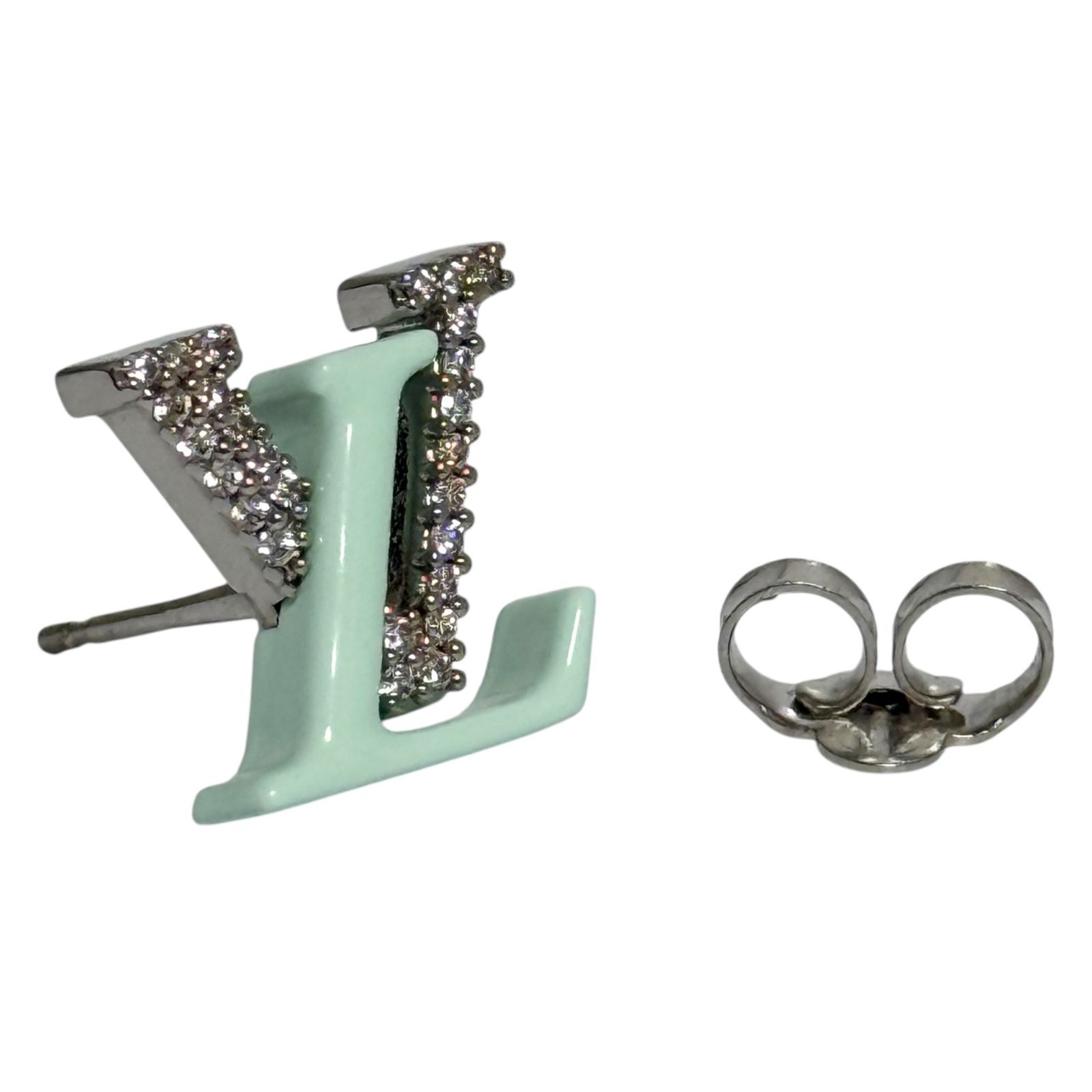 ルイヴィトン メンズ レディース ピアス 片耳 1個のみ LV アイコニック