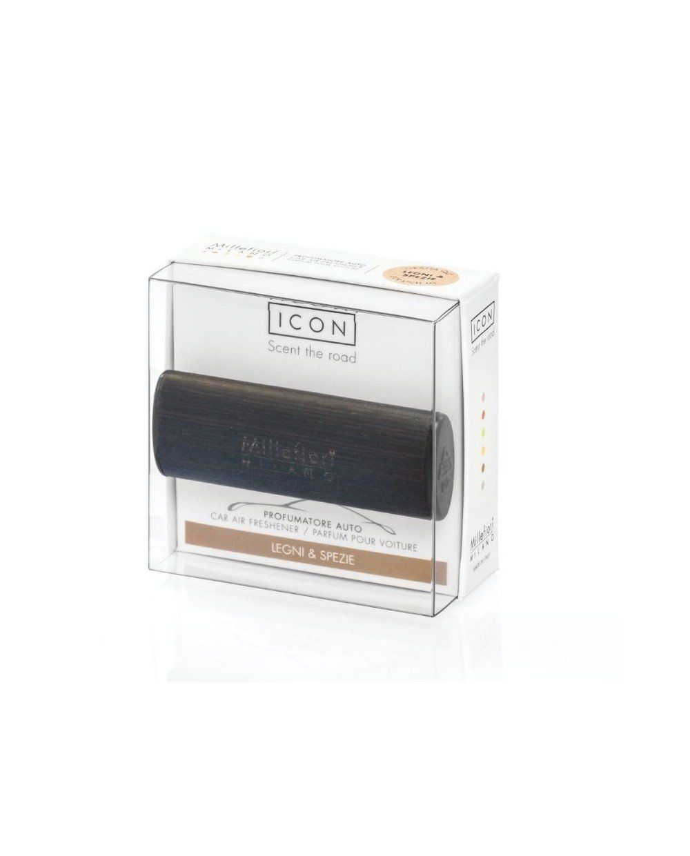 car air freshener ICON [WOOD] カーエアフレッシュナー アイコン [ウッドシリーズ] スパイシーウッド