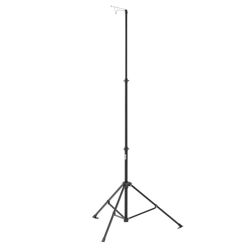 ロゴス LOGOS シャドウブラックランタンポール ブラック 約 幅93 奥行81 高さ200 90 cm