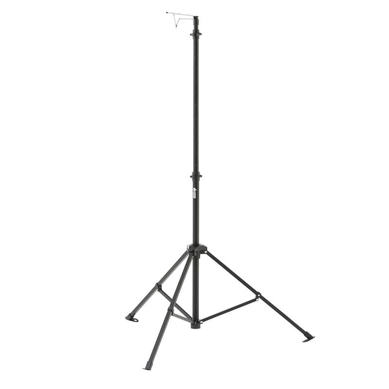 ロゴス LOGOS シャドウブラックランタンポール ブラック 約 幅93 奥行81 高さ200 90 cm