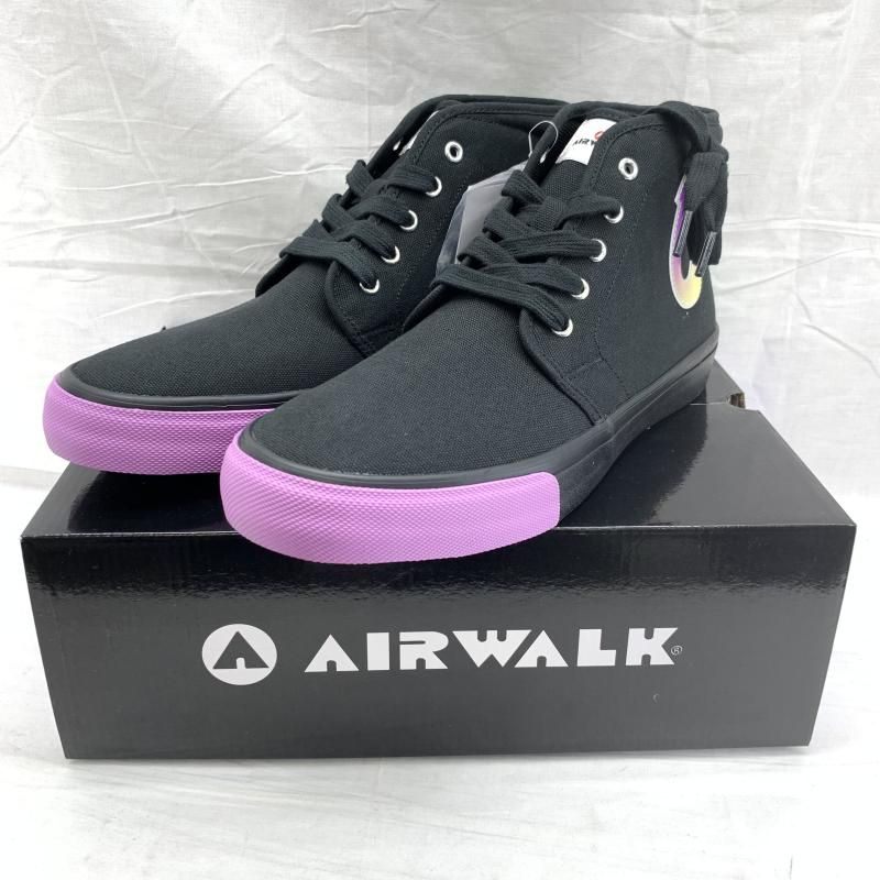 開封･ ｳﾏ娘×AIRWALK 公式ｽﾆｰｶｰ サイズ28cm 3.5thﾓﾃﾞﾙ ﾌﾞﾗｯｸ 91
