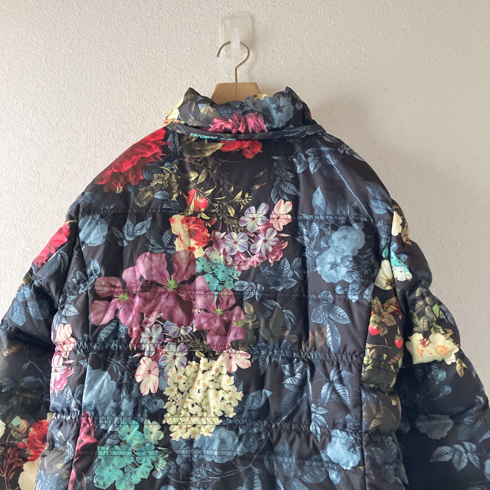 OTTO オットー 3L 大きいサイズ 希少 花柄 ダウンコート ロングコート