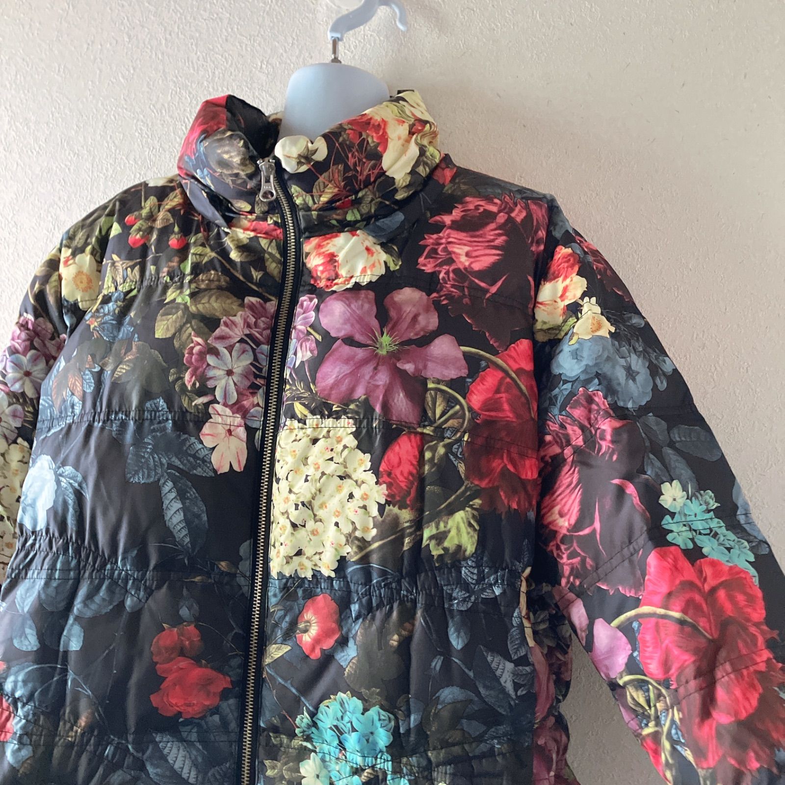 OTTO オットー 3L 大きいサイズ 希少 花柄 ダウンコート ロングコート