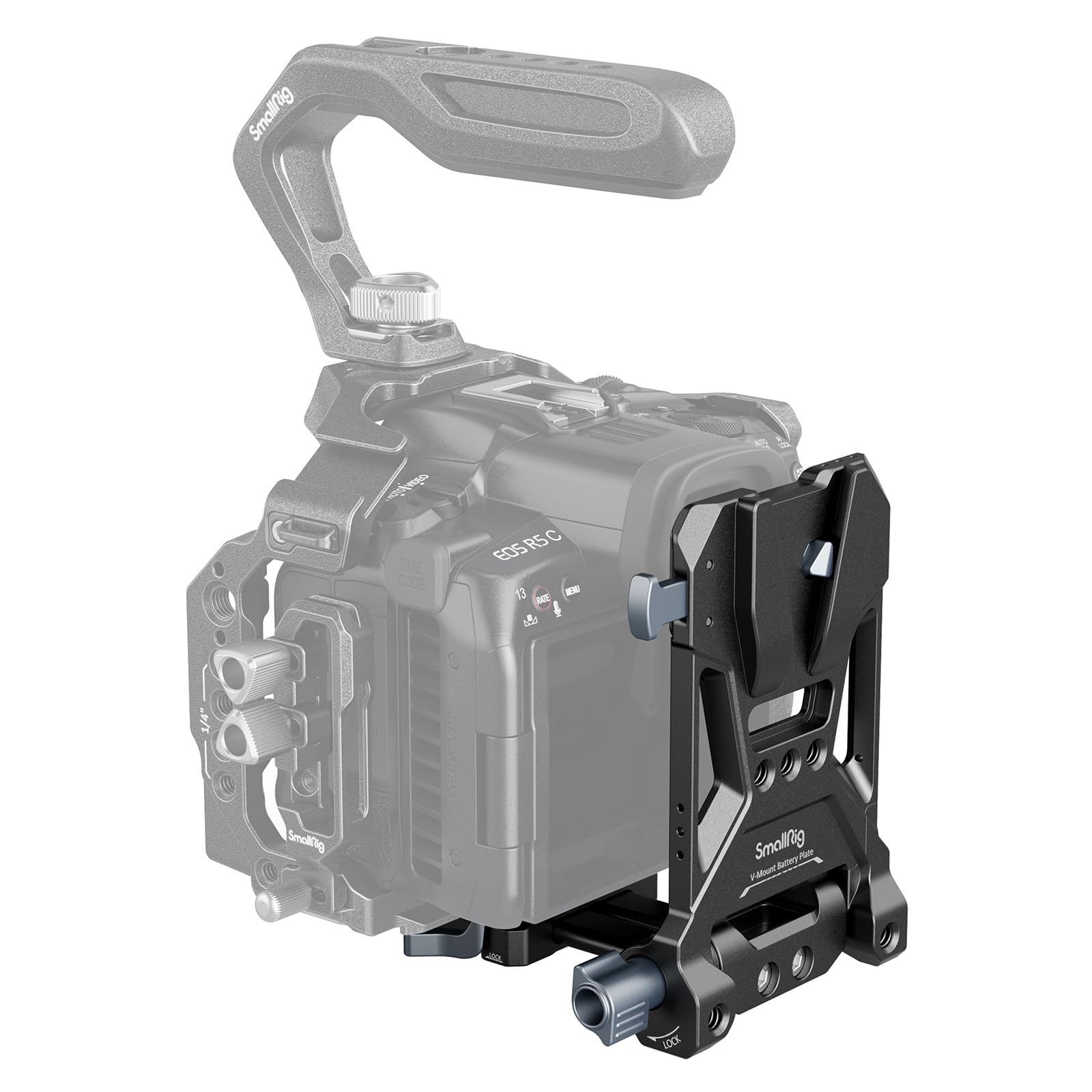 L スレッド 1 4-20 型コンパクト 用 Arca-Swiss DSLR プレート付き リリース カメラ対応 クイック ロック ジンバル用 V V 三脚用 プレート バッテリー 4064B マウント SmallRig