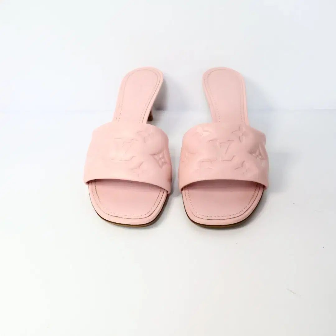 Louis Vuitton ルイヴィトン リバイバル モノグラム ヒール ミュール スリッパ 36 230