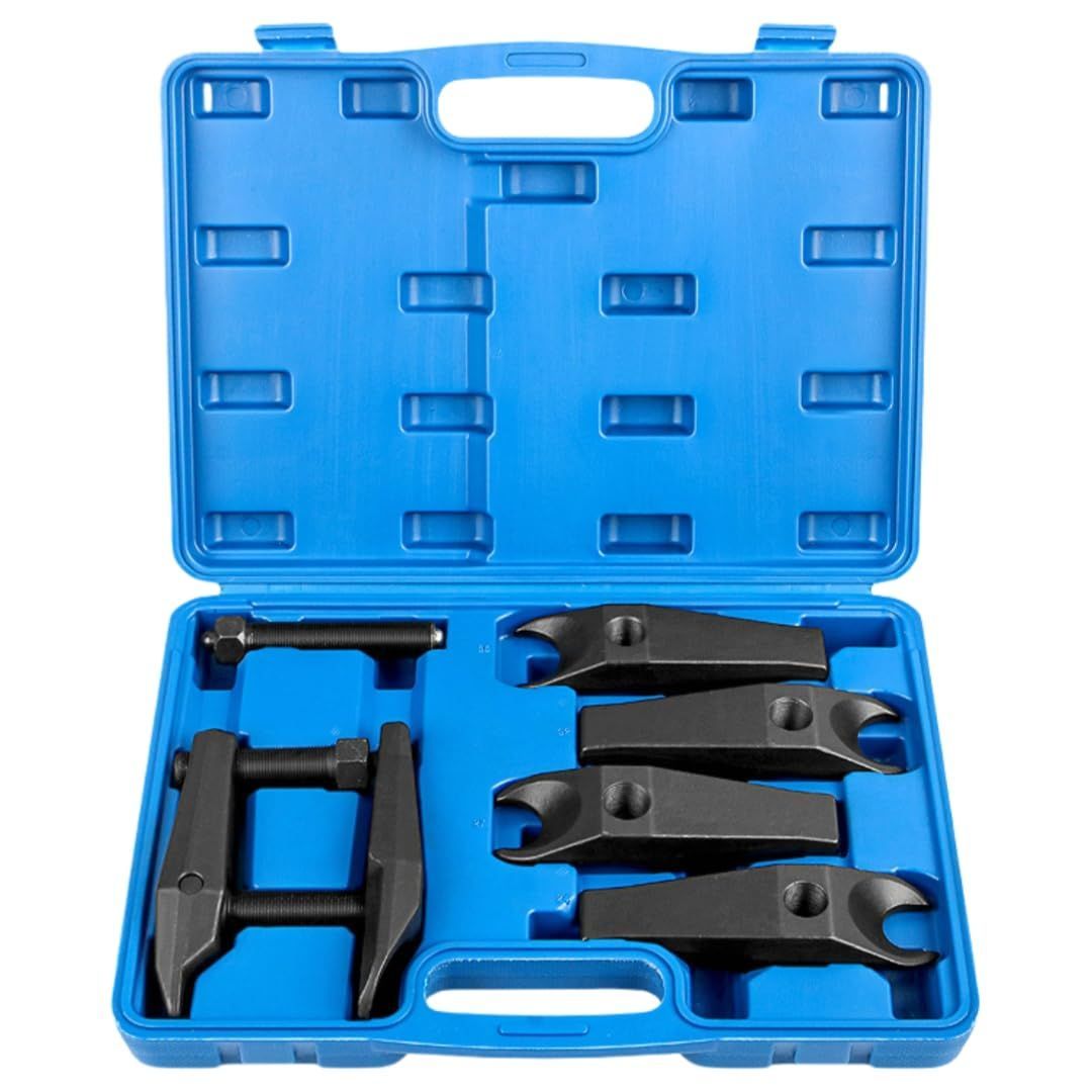 22-36mm対応 LOOKGOU プロ整備士推奨 炭素鋼製ボールジョイントセパレーターセット タイロッドエンドプーラー ケース付