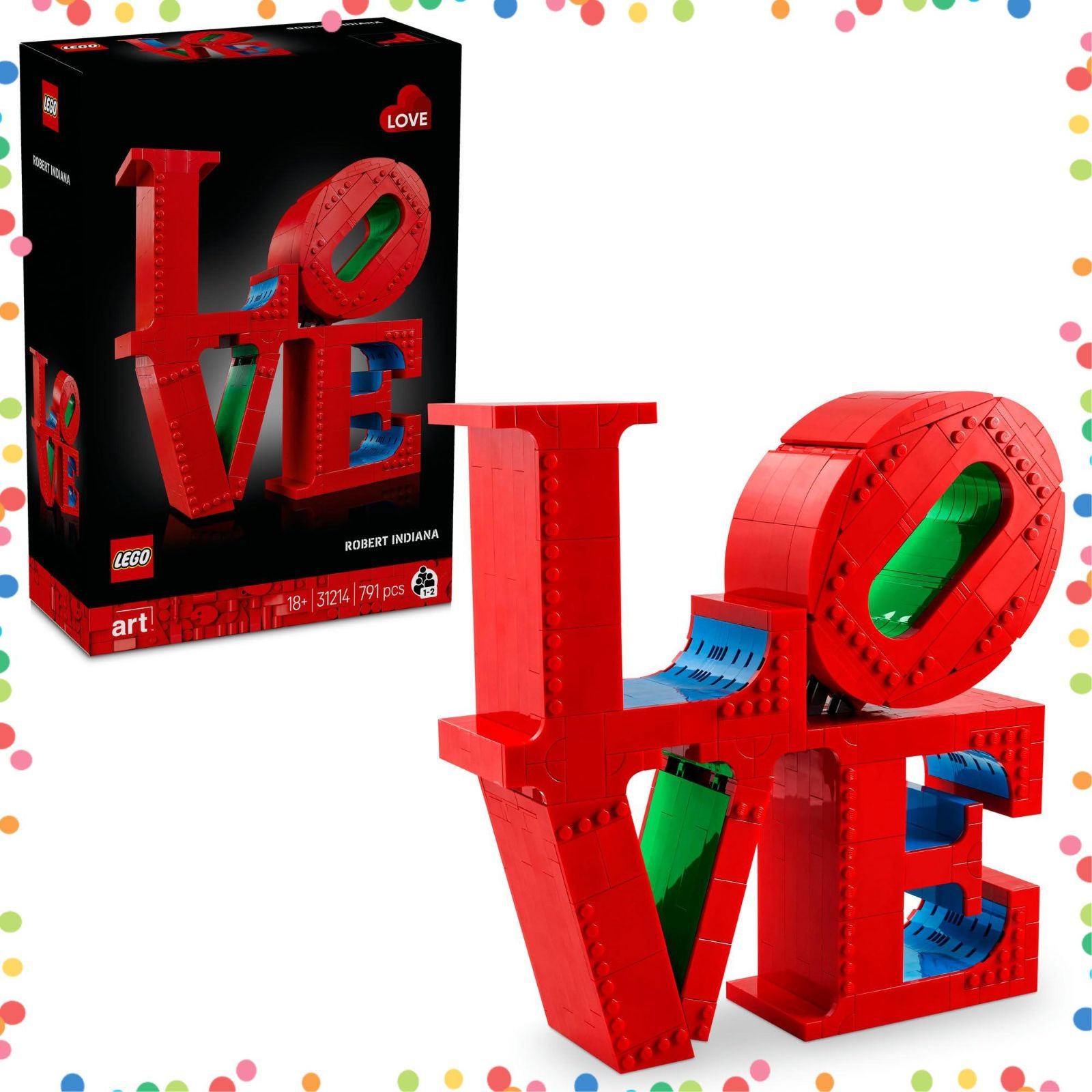 31214 父 母 オシャレ インテリア 女性 男性 父の日 母の日 ブロック プレゼント 誕生日 玩具 おもちゃ LOVE レゴアート レゴ LEGO