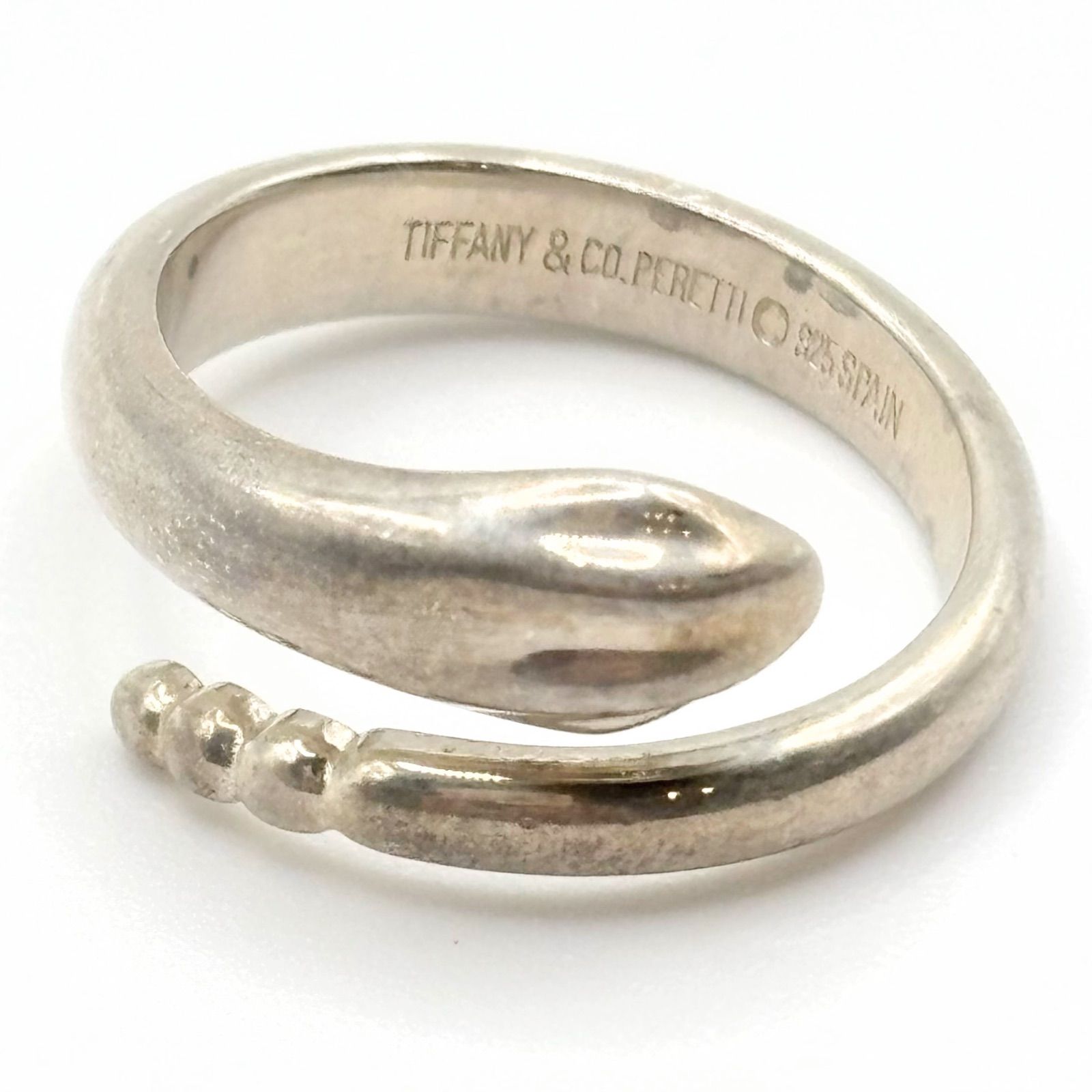 TIFFANY オールドティファニー スネーク リング 12号 シルバー925 ヘビ
