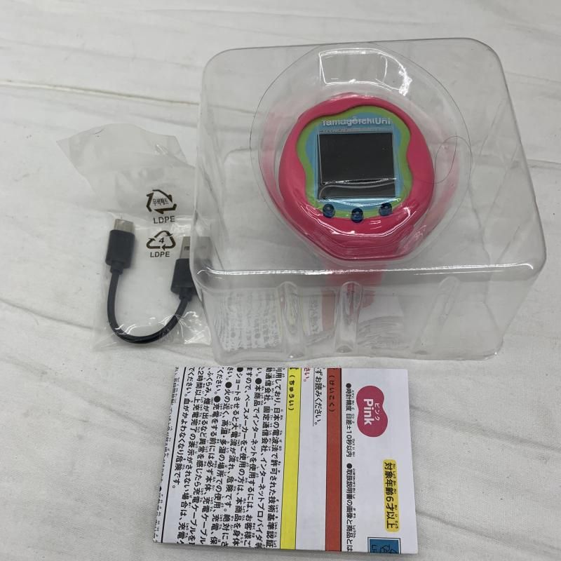 中古】開封・箱破れ)Tamagotchi Uni Pink[91] - メルカリ