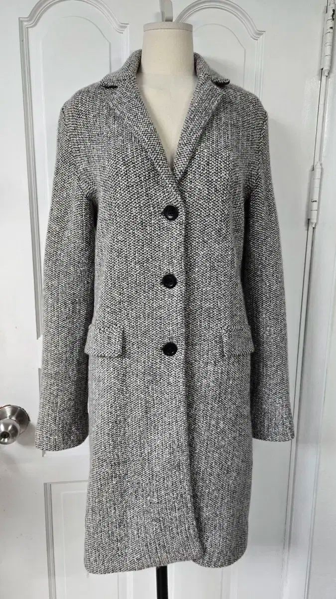 アミナ ルビーナッチ カシミアブレンド ニットコート