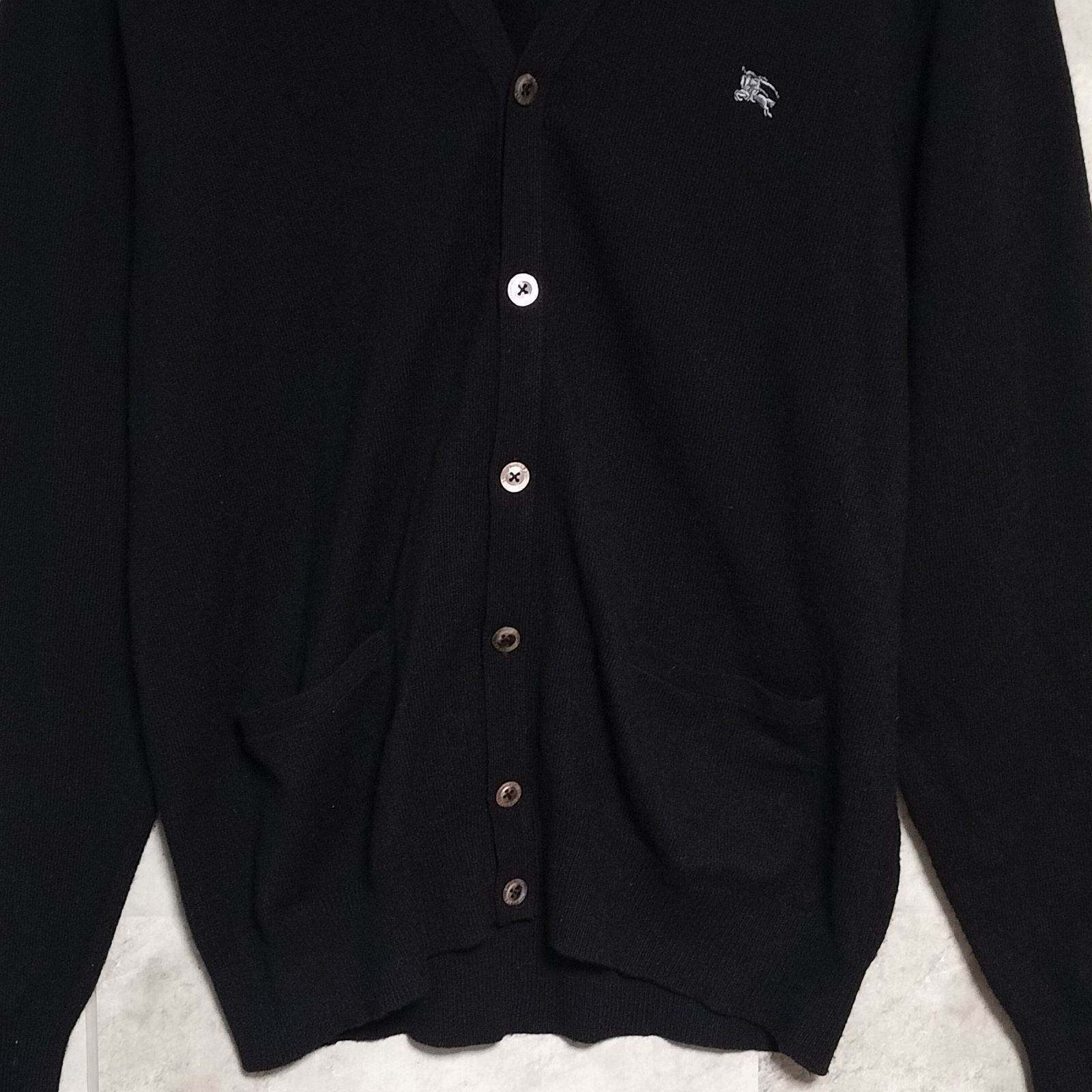 美品】BURBERRY LONDON ウール カシミヤ カーディガン LLサイズ XL