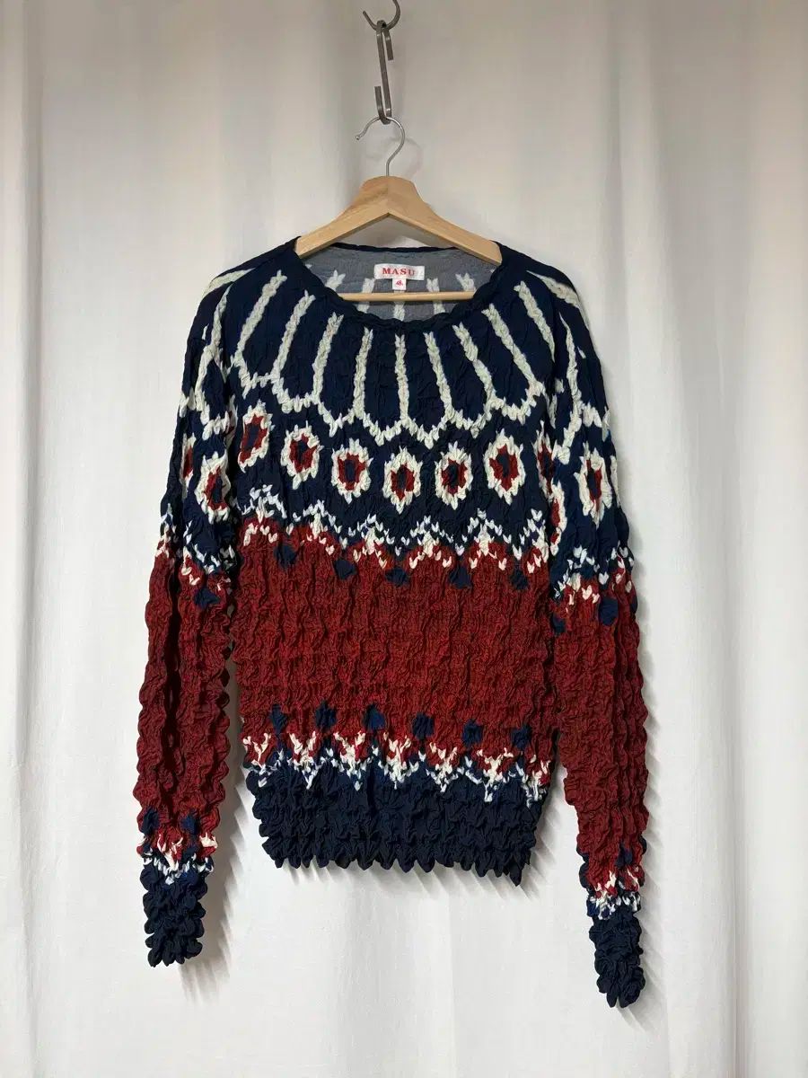 MASU 22aw ポップコーン ノルディックスセーター - メルカリ