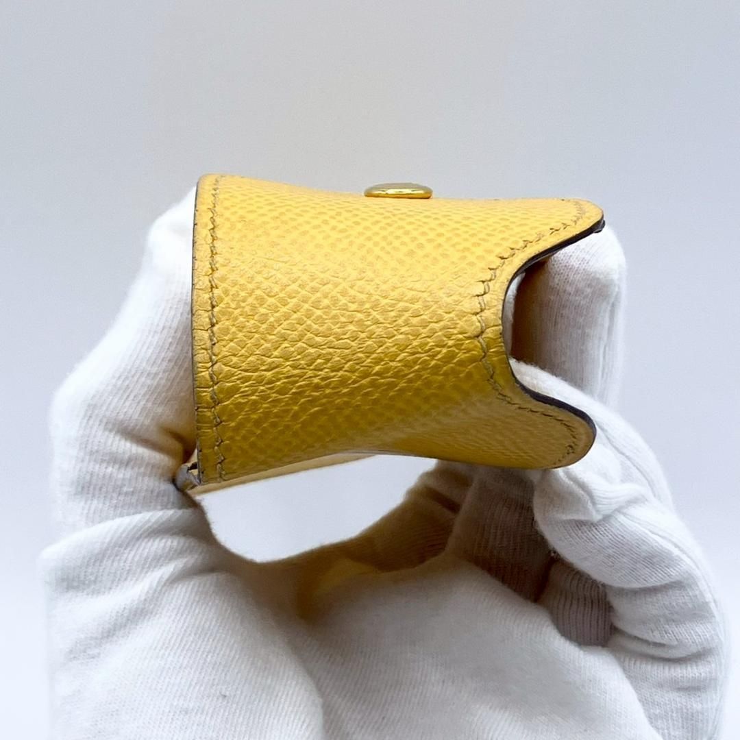 箱付き☆HERMES レザー ペンケース 筆記用具 イエロー エルメス - メルカリ