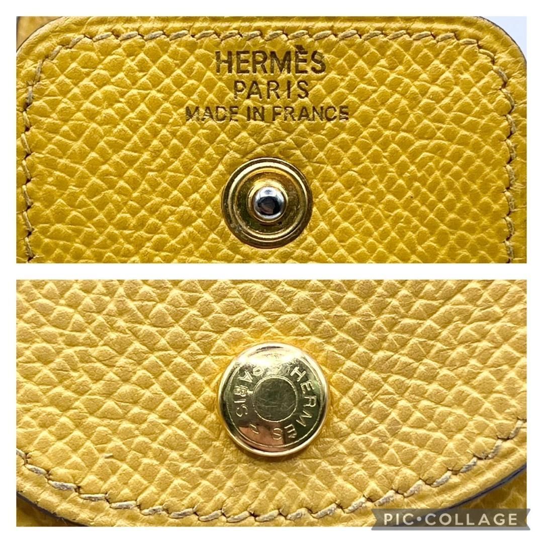 箱付き☆HERMES レザー ペンケース 筆記用具 イエロー エルメス - メルカリ