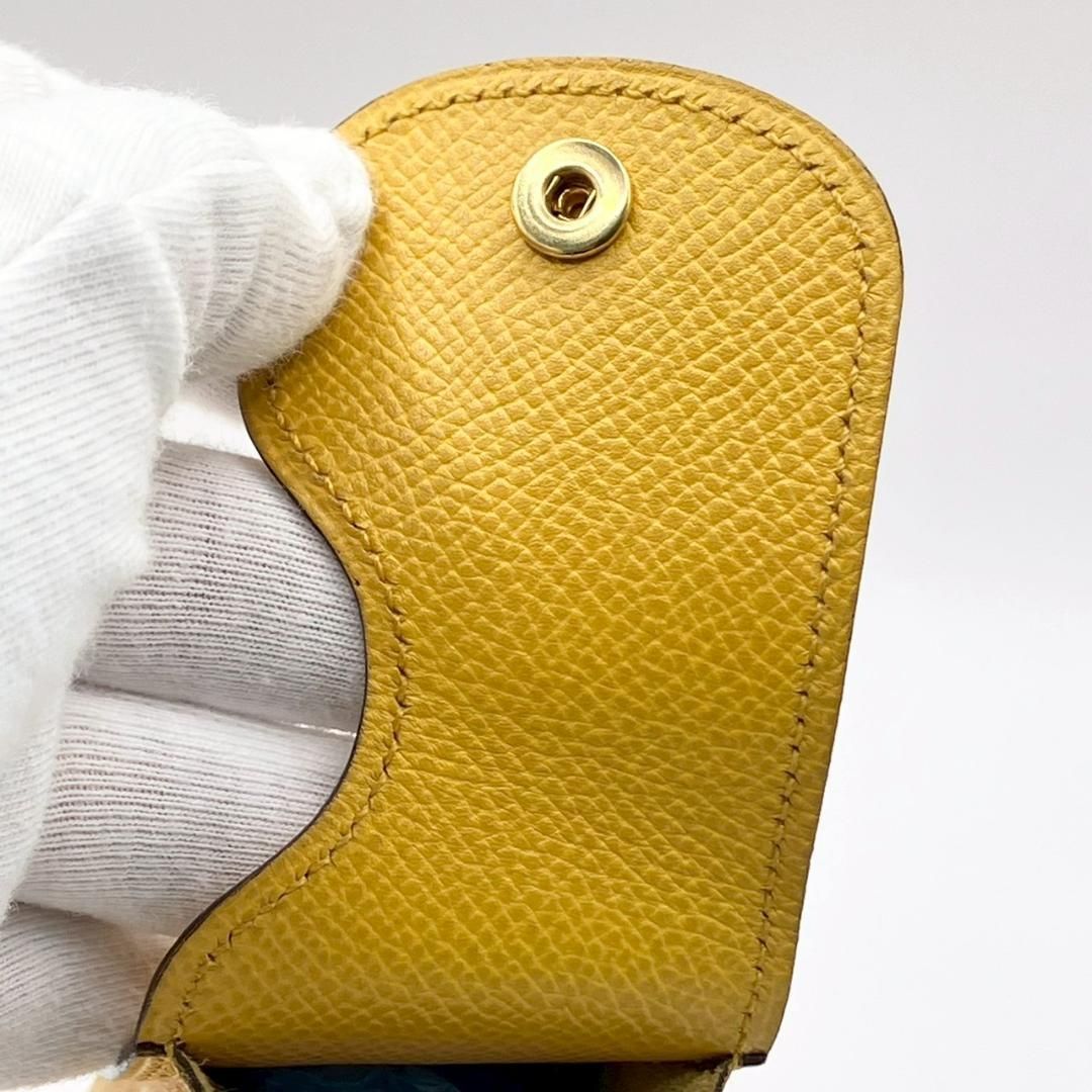 箱付き☆HERMES レザー ペンケース 筆記用具 イエロー エルメス - メルカリ