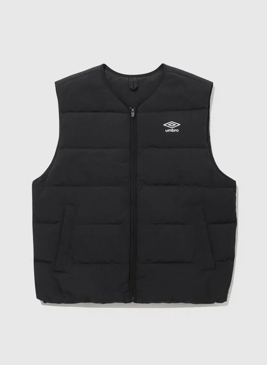 アンブロ 軽量 ダック ダウン ベスト ブラック 85 サイズ