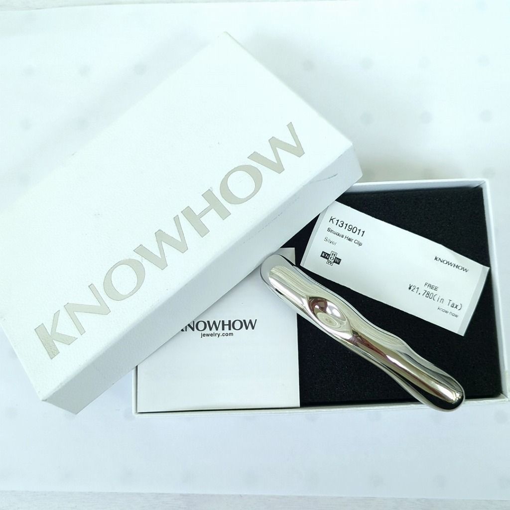 KNOWHOW ノウハウ ヘアクリップ Sinuous Hair Clip フランス製