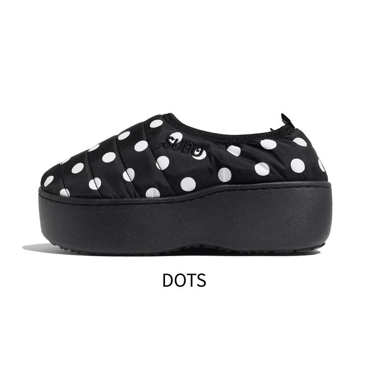  巾着バック付き SUBU スブ サンダル 厚底 2 26-27 VAMP ドット SB-143 サンダル サンダル ミュール