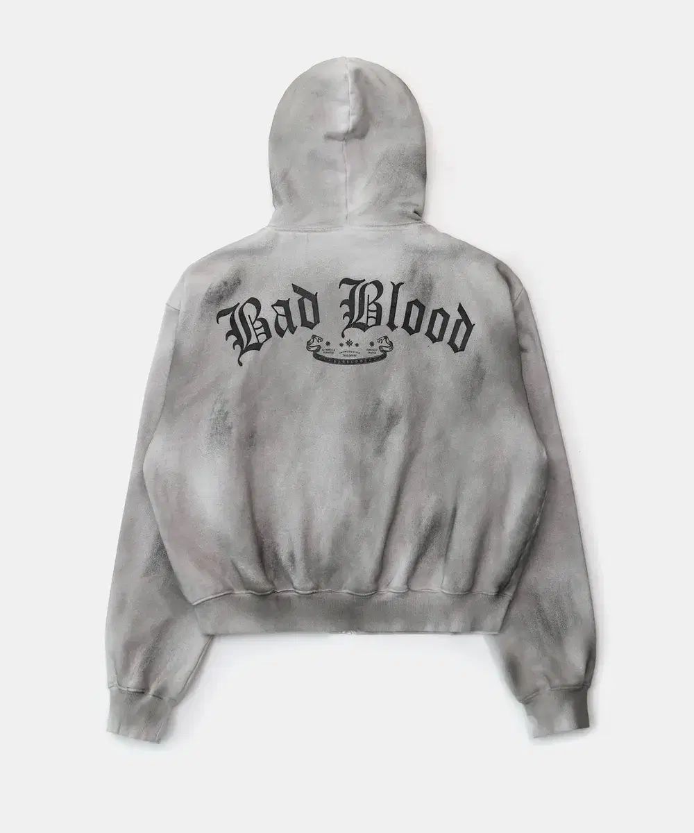 BADBLOOD バッドブラッド ライオン パッチ WHO ジップアップ - カーブ ジョガー ウォッシュド 白
