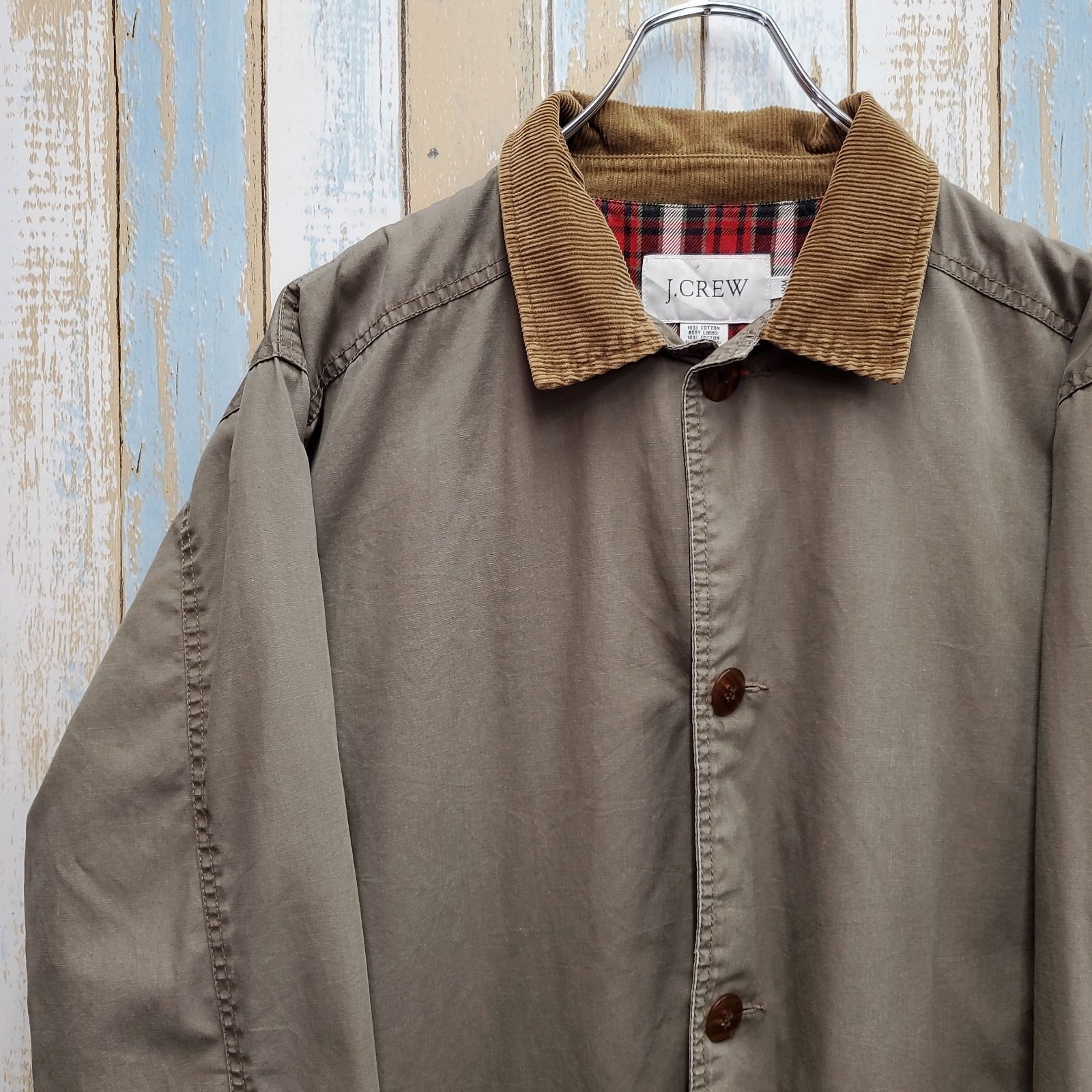 HB41☆ジェイクルー☆ハンティングジャケット☆襟元コーデュロイ☆裏地