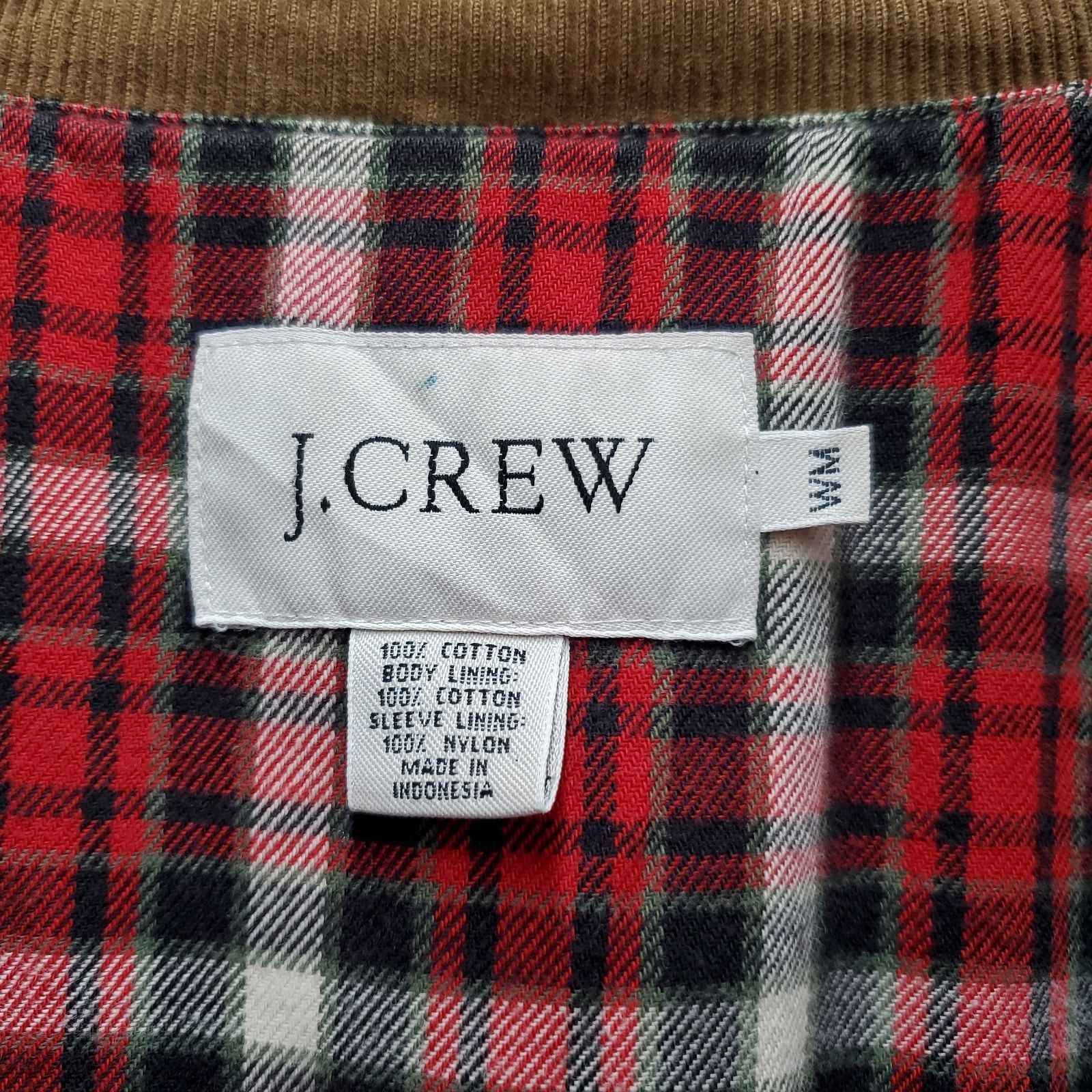 HB41☆ジェイクルー☆ハンティングジャケット☆襟元コーデュロイ☆裏地