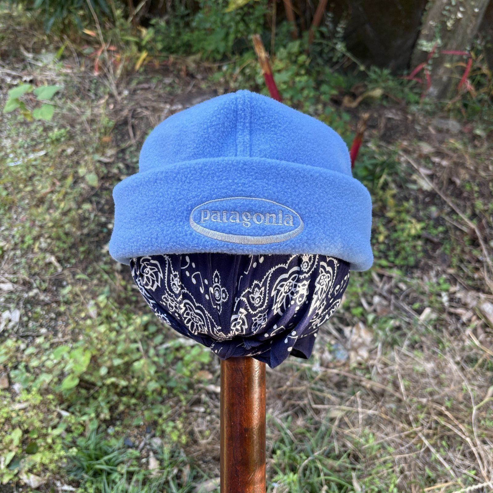 超レア 2000年 パタゴニア フリースビーニー オーバルロゴ刺繍 00s 2000年 USA製 patagonia Fleece Cap パタゴニア フリースキャップ
