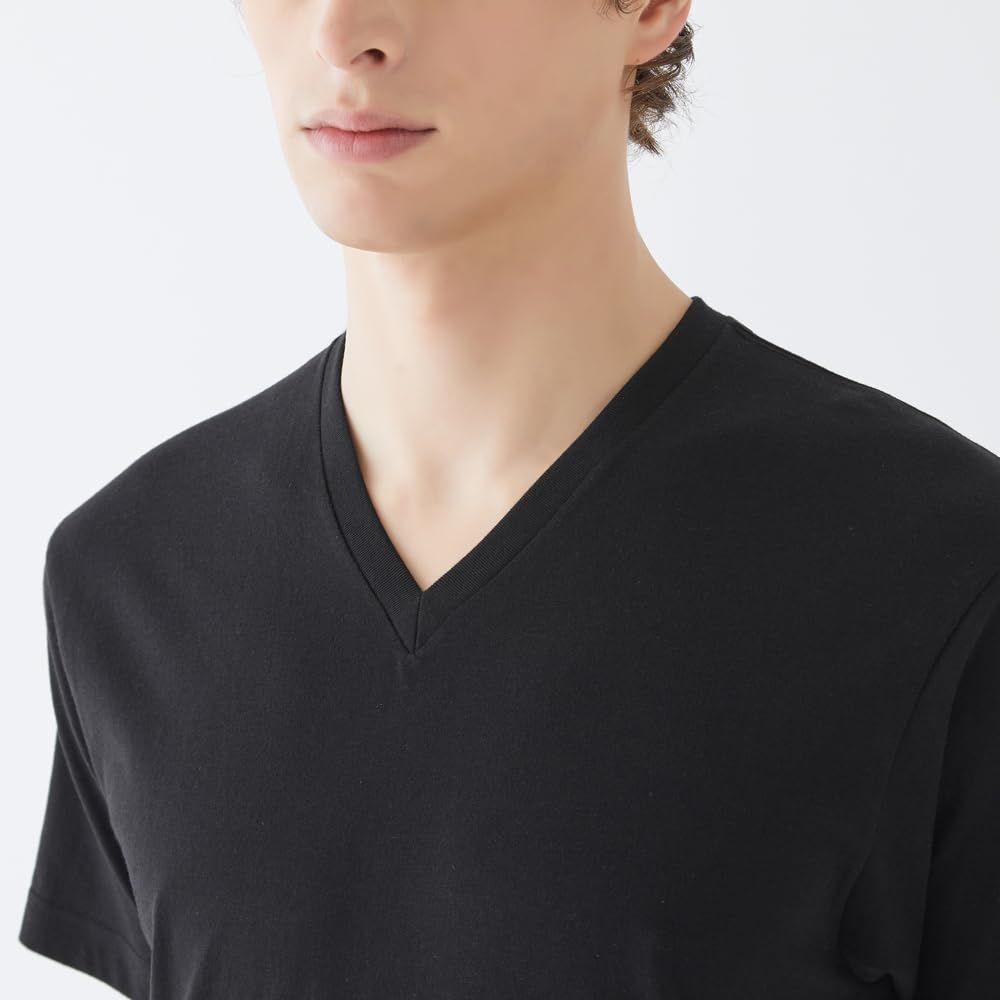 アディダス] VネックTシャツ 2枚組 APB6152 メンズ [ブラック] [LL