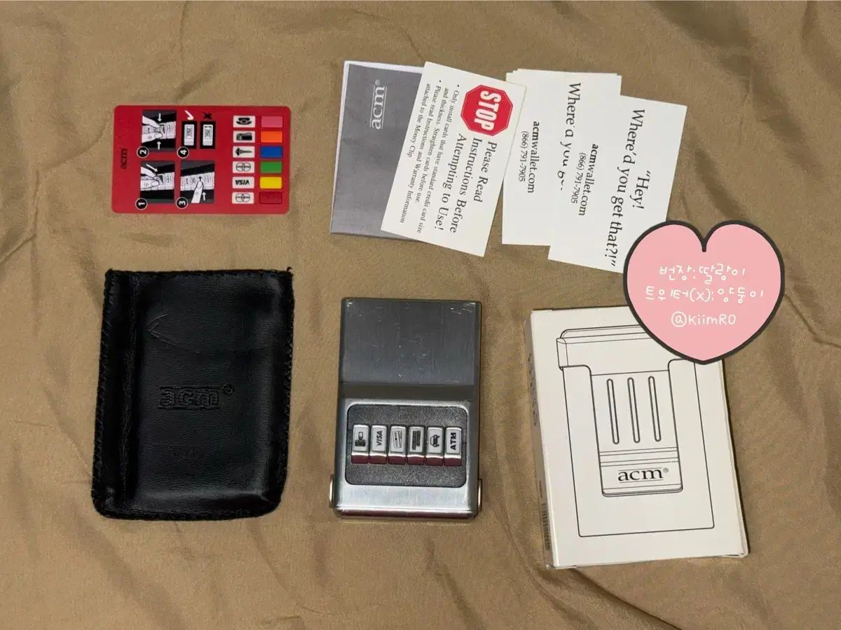 ACM カードウォレット 旧モデル フルセット