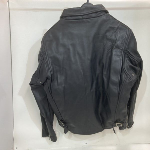 02w20615 COOPER クーパー レザージャケット ライナー付き ブラック 38 メンズ 白カビあり アウター 牛革 品